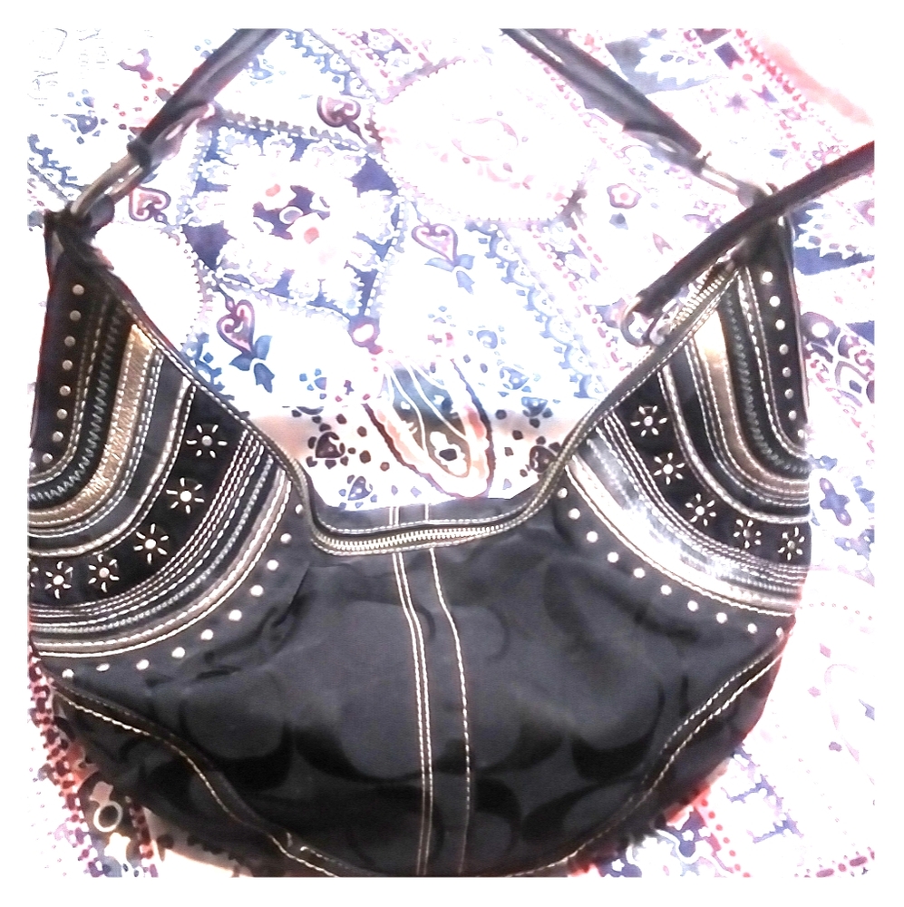 Coach hobo style purse